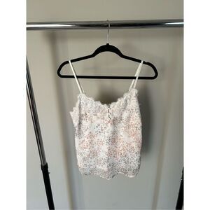Abercrombie & Fitch Cheetah & Lace Tank Top Size Small